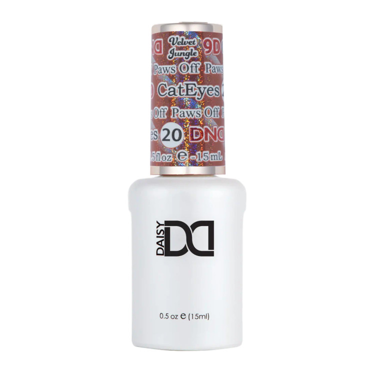 DND Gel Velvet Jungle Cat Eye .5oz, #20 Paws Off 