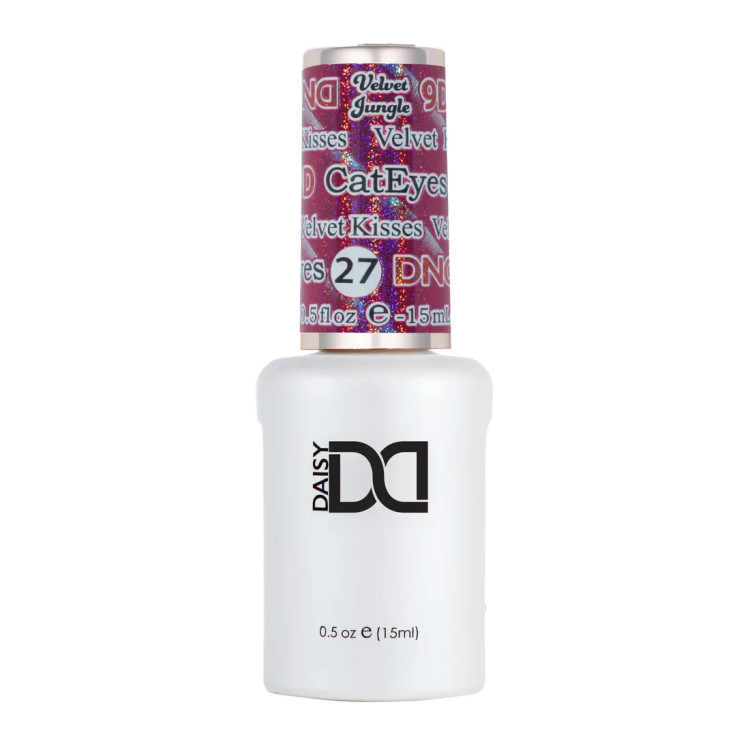 DND Gel Velvet Jungle Cat Eye .5oz, #27 Velvet Kisses 