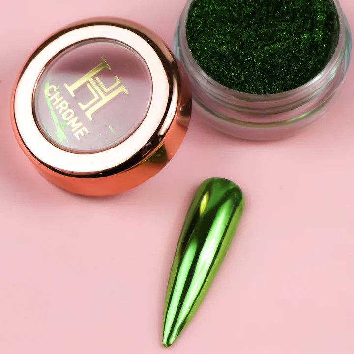 Honey Nail Secret Mirror Chrome #11 Light Green - 10g Jar 