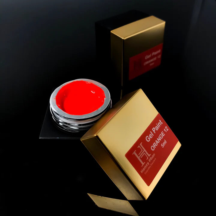 Honey Nail Secret Pro Gel Paint 5ml - 12 Orange 