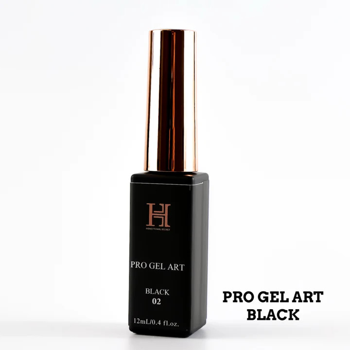 Honey Nail Secret Pro Gel Art 12ml - Black 02 