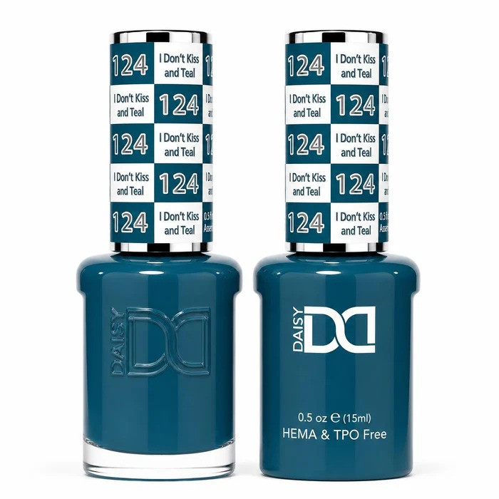 DND Hema & TPO Free, #124 I Dont Kiss and Teal 