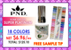 Super Platinum  Soak Off Gel .5 oz - Complete Set - 18 Colors (A01-A18) GET FREE SAMPLE TIP