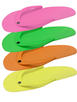 Pedicure Slippers - Button Type - 12 Pairs/bag