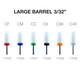 Carbide Bit - Large Barrel 3/32"