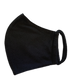 Fabric Face Mask, 3-ply, Washable, Style B-2, Black (Blue Label), Pack of 100