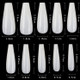 Cre8tion Tip Box/600pcs -  06 Natural Long Coffin