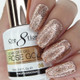 Cre8tion Soak Off .5oz Rose Gold #08