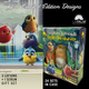 Lapalm Gift Lotion Box Feathered Friends Gray (3 Lotions + 1 Serum, Case/24 Box)