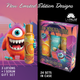 Lapalm Gift Lotion Box  Silly Monster (3 Lotions + 1 Serum, Case/24 Box)
