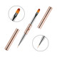 L.U.X Dual Art Brush #9 Liner & Oval Gel 