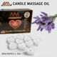 Pyramid Massage Candle Tealight Box/100, Lavender