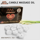 Pyramid Massage Candle Tealight Box/100, Lemongrass