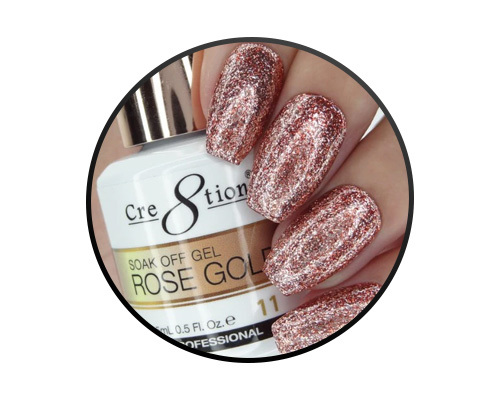 Cre8tion Soak-Off Rose Gold