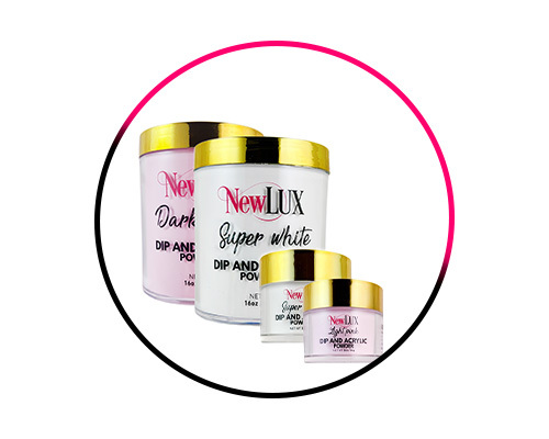 Newlux Pink & White Dip