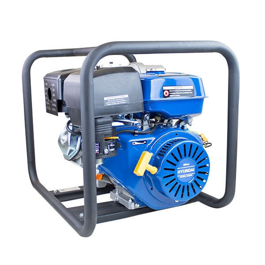 Hyundai HY100 270cc 8.3hpProfessional Petrol Water Pump - 4"/100mm Outlet: REFURBISHED