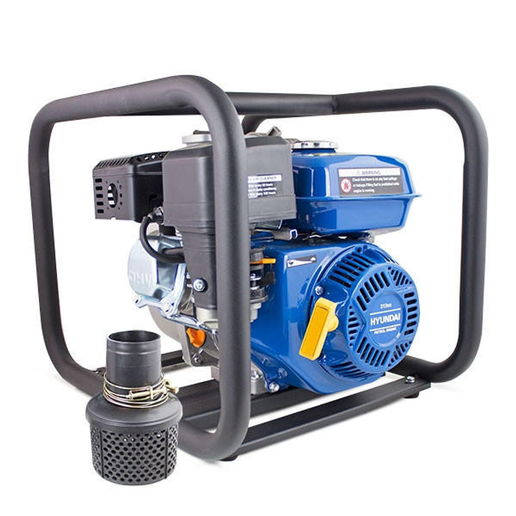 Hyundai HY80 212cc 6.5hp Professional Petrol Water Pump - 3"/80mm Outlet: REFURBISHED