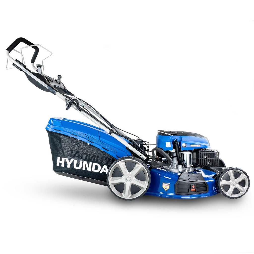 Hyundai 22”/56cm 196cc 4-in-1 Electric-Start Self-Propelled Petrol Lawnmower | HYM560SPE