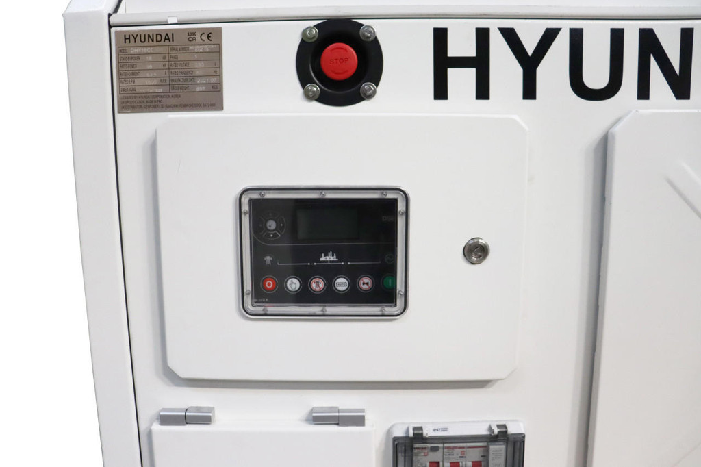 Hyundai 230v 18kW / 22kVA 1500rpm Single Phase Diesel Generator | DHY18COM-1: REFURBISHED