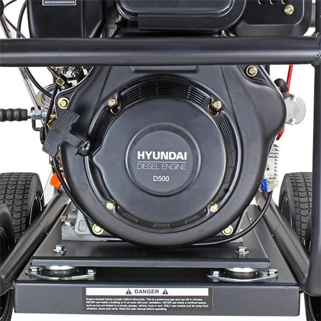 Hyundai 4000psi Diesel Pressure Washer 498cc | HYW4000DE: REFURBISHED