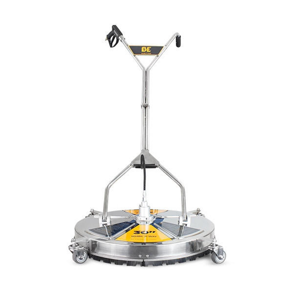 Hyundai BE Pressure 30" Stainless Steel Whirlaway - 5000PSI Flat Surface Cleaner With Castors: REFURBISHED