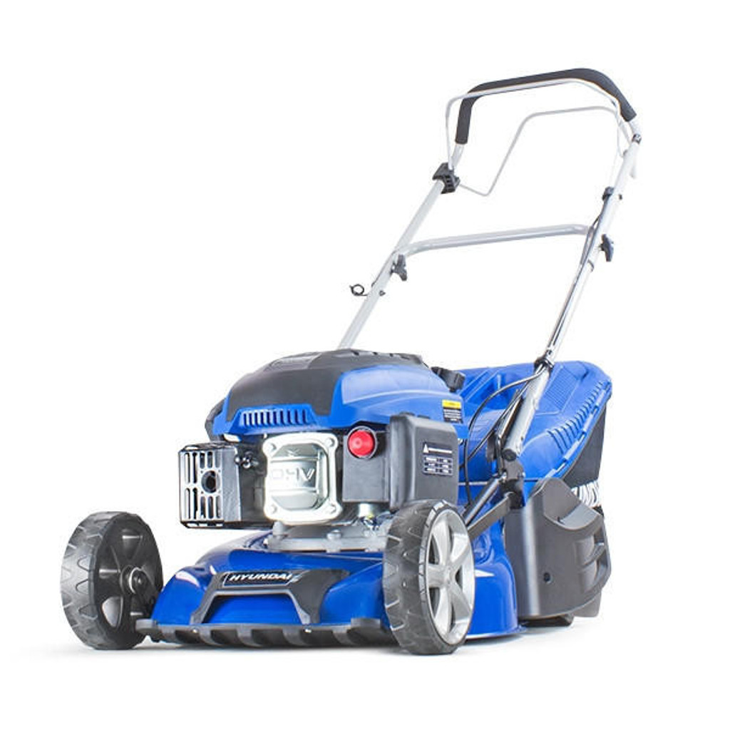 Hyundai 17"/43cm 139cc Self-Propelled Petrol Roller Lawnmower | HYM430SPR: REFURBISHED