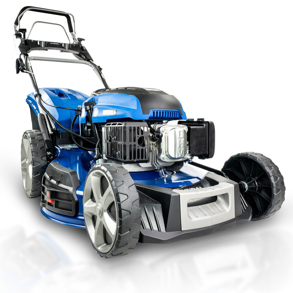 Hyundai 22/56cm 196cc 4-in-1 Electric-Start Self-Propelled Petrol Lawnmower | HYM560SPE: REFURBISHED