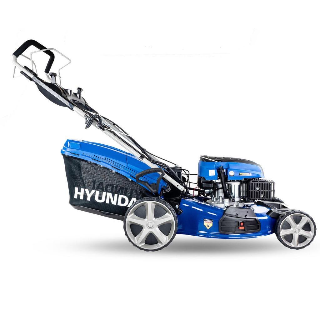 Hyundai 22/56cm 196cc 4-in-1 Electric-Start Self-Propelled Petrol Lawnmower | HYM560SPE: REFURBISHED