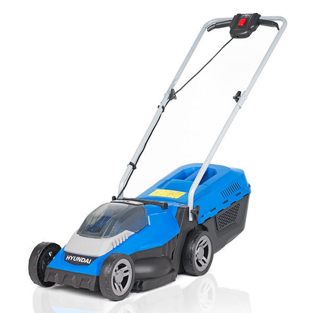 Hyundai 40V Lithium-Ion Cordless Battery Powered Roller Lawn Mower 33cm Cutting Width With Battery and Charger | HYM40LI330P: REFURBISHED