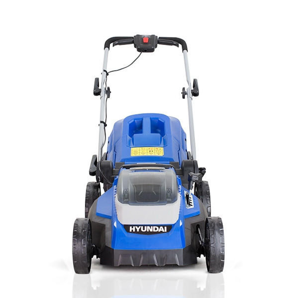 Hyundai 38cm Cordless 40v Lithium-Ion Battery Roller Lawnmower with Battery and Charger | HYM40LI380P: REFURBISHED