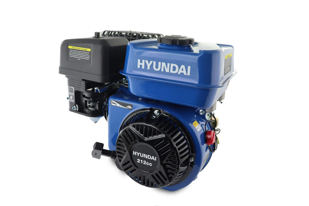 Hyundai 212cc 6.5hp 20mm Horizontal Straight Shaft Petrol Replacement Engine, 4-Stroke, OHV | IC210P-20: REFURBISHED