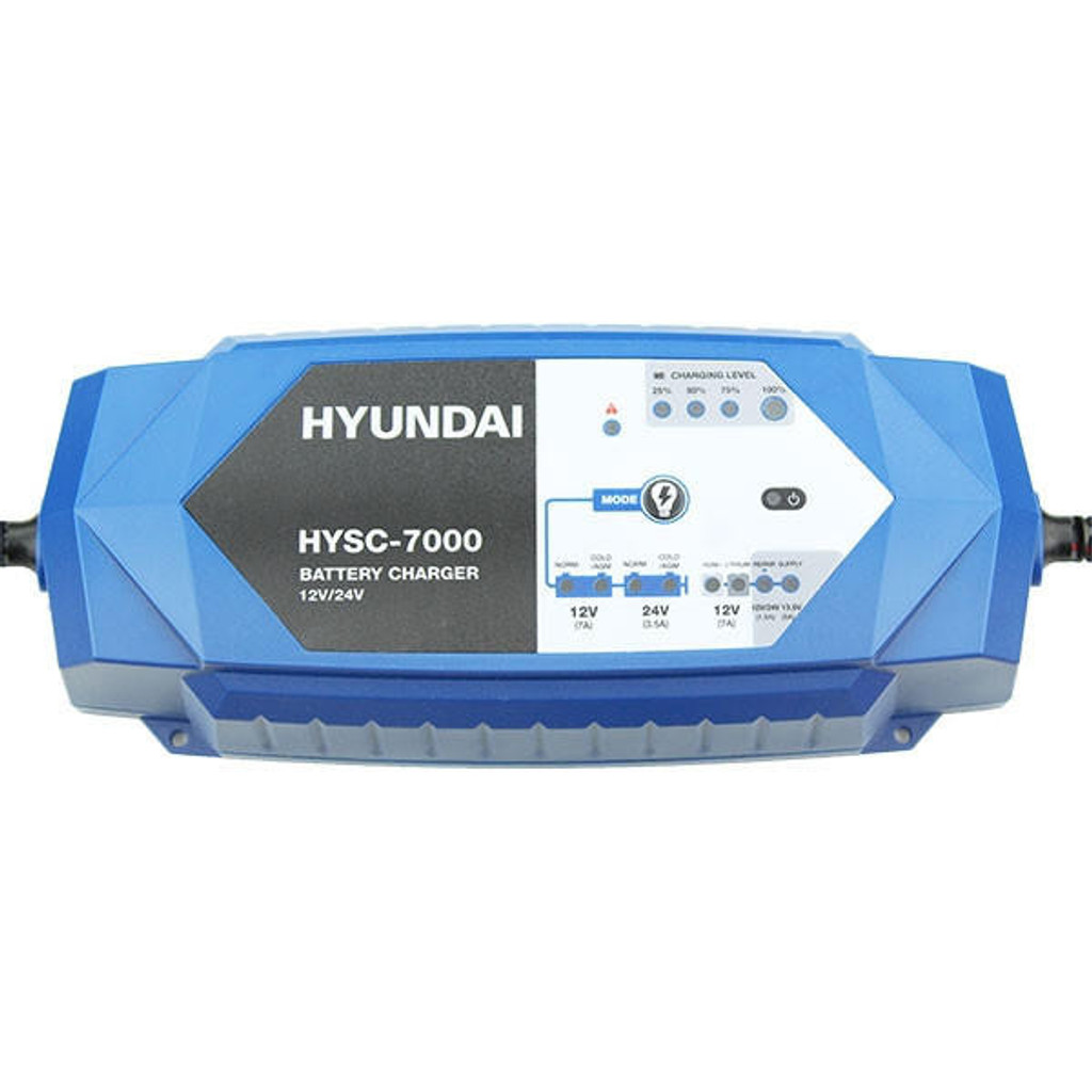 Hyundai SMART 24v and 12v Battery Charger | HYSC7000: REFURBISHED