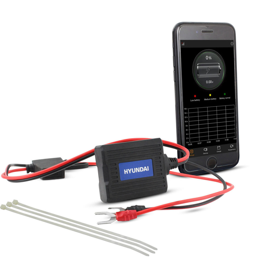 Hyundai 12v/6v Battery Monitor With Bluetooth Connectivity | HYBM-2: REFURBISHED
