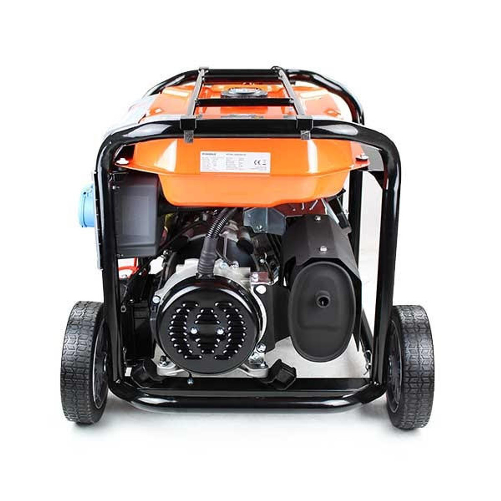 P1 P10000LE 7.9kW / 9.8kVA* Recoil & Electric Start Site Petrol Generator: REFURBISHED