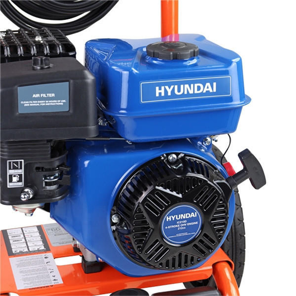 Hyundai P1 Petrol Pressure Washer 3000psi / 207 bar | Hyundai 7hp 212cc Engine | P3500PWA: REFURBISHED