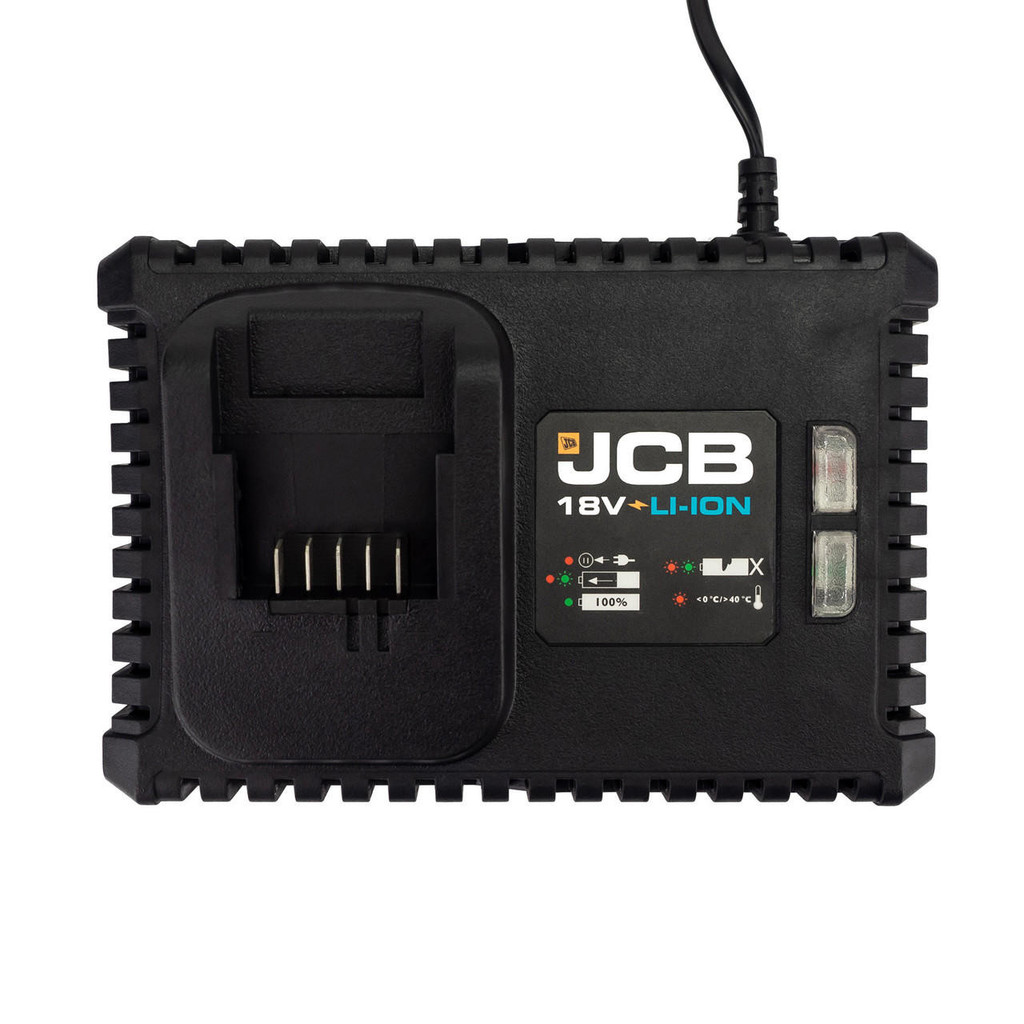 JCB 18V 4A Fast Charger UK Plug | 21-18VSFC