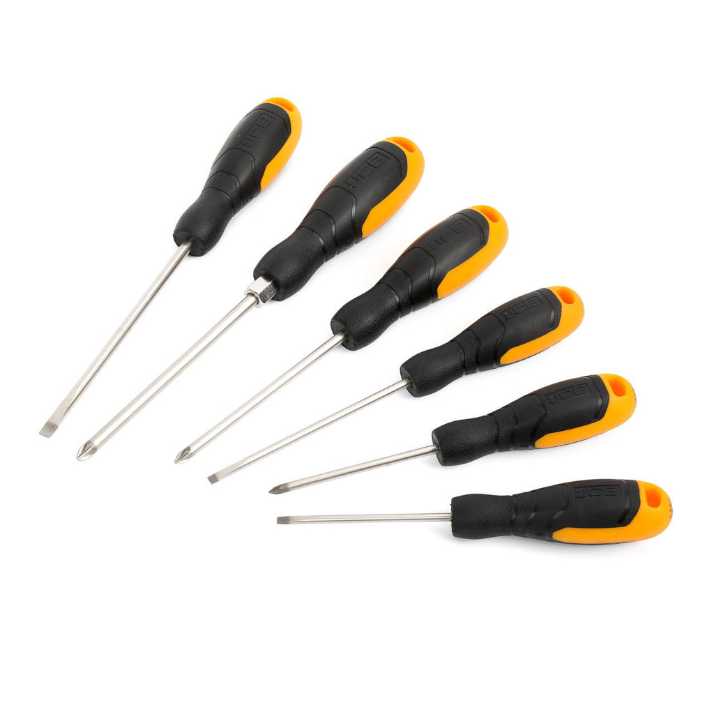 JCB 6 Piece Screwdriver Set | JCB-6PC-SD