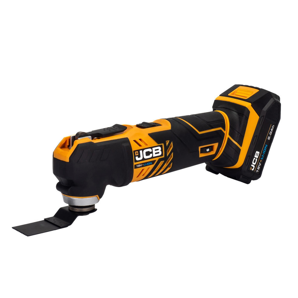 jcb tools JCB 18V B/L Combi Drill B/L Impact Driver Multi Tool Kit 2x 2.0ah charger in 26" wheeled kit bag | 21-18TPKMT-2