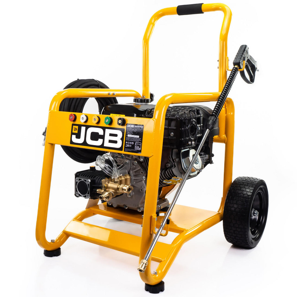 jcb tools JCB Petrol Pressure Washer 4000psi / 276bar, 15hp JCB engine, Triplex AR pump, 15L/min flow rate | JCB-PW15040P