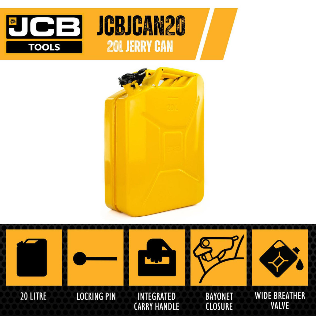 jcb tools JCB PROFESSIONAL JERRY CAN 20L  | JCBJCAN20