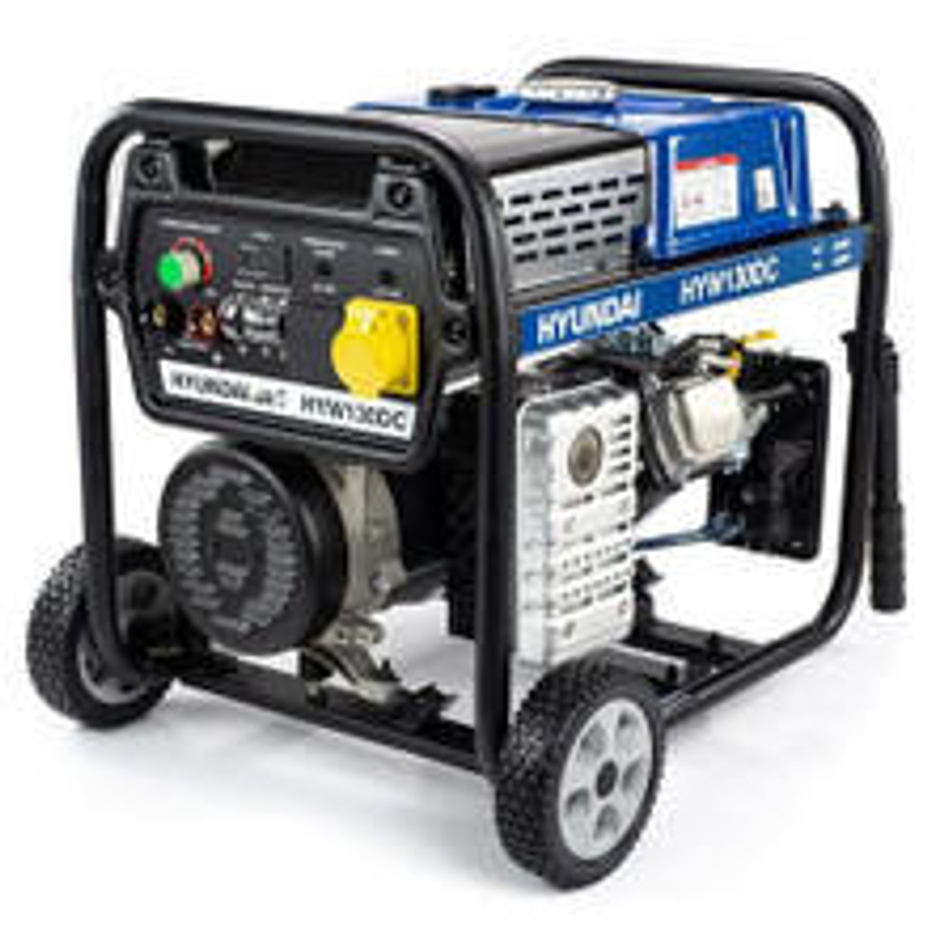 Hyundai 3.2kW / 4kVa Petrol Welder Generator, 120 Amp DC Welder | HYW130DC