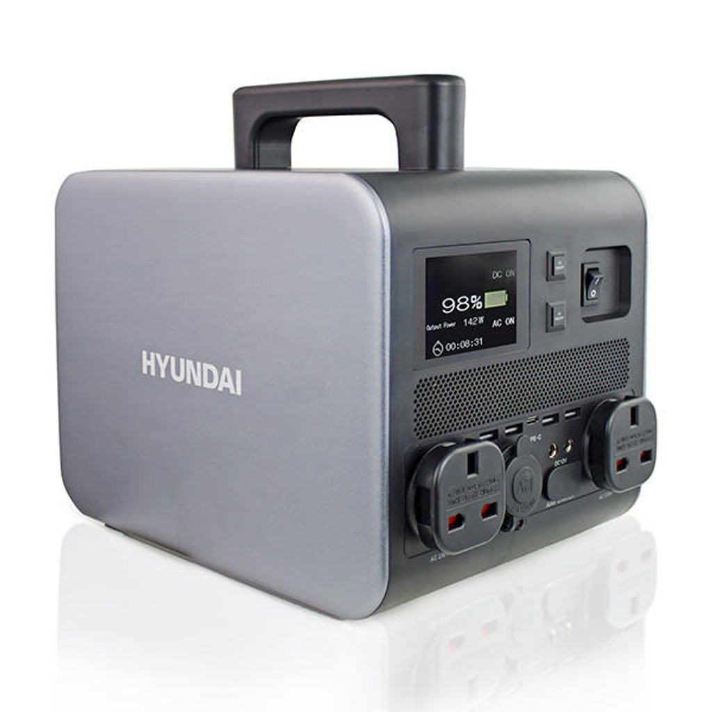 Hyundai HPS-300 Portable Power Station & Protective Carry/Shoulder Bag