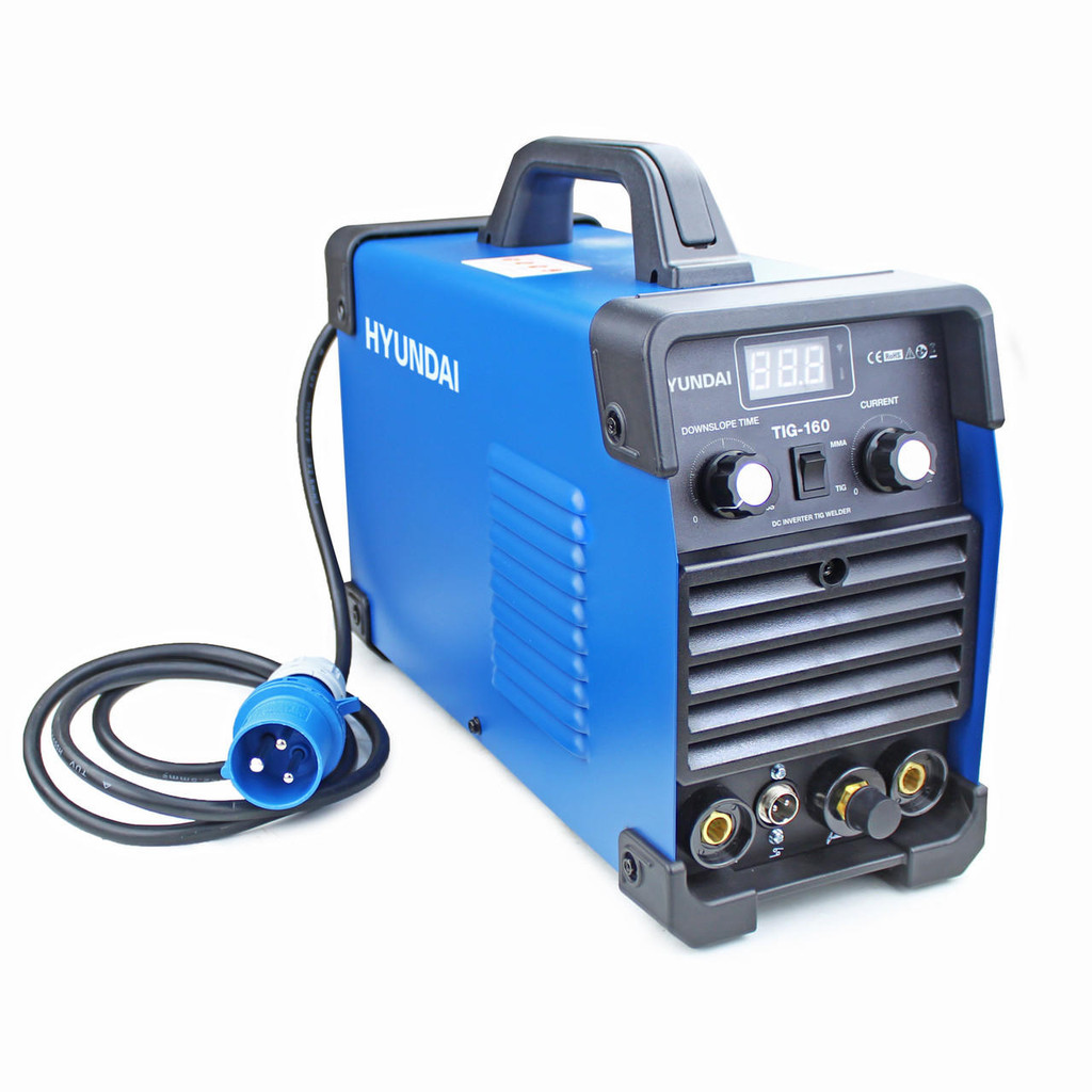 Hyundai 160A TIG / MMA / ARC Inverter Welder Single Phase 230V | HYTIG160