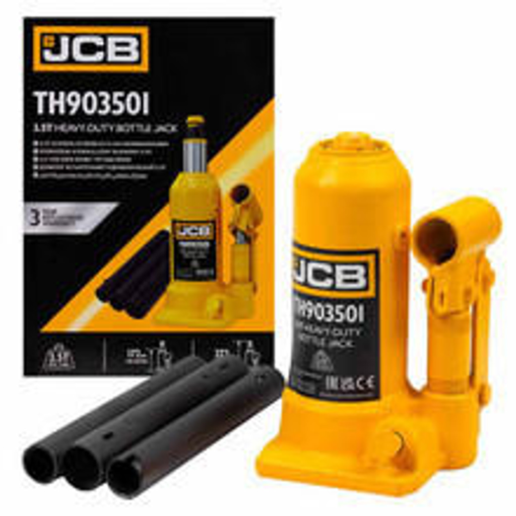 JCB 3.5 Tonne Heavy-Duty Automotive Hydraulic Bottle Jack