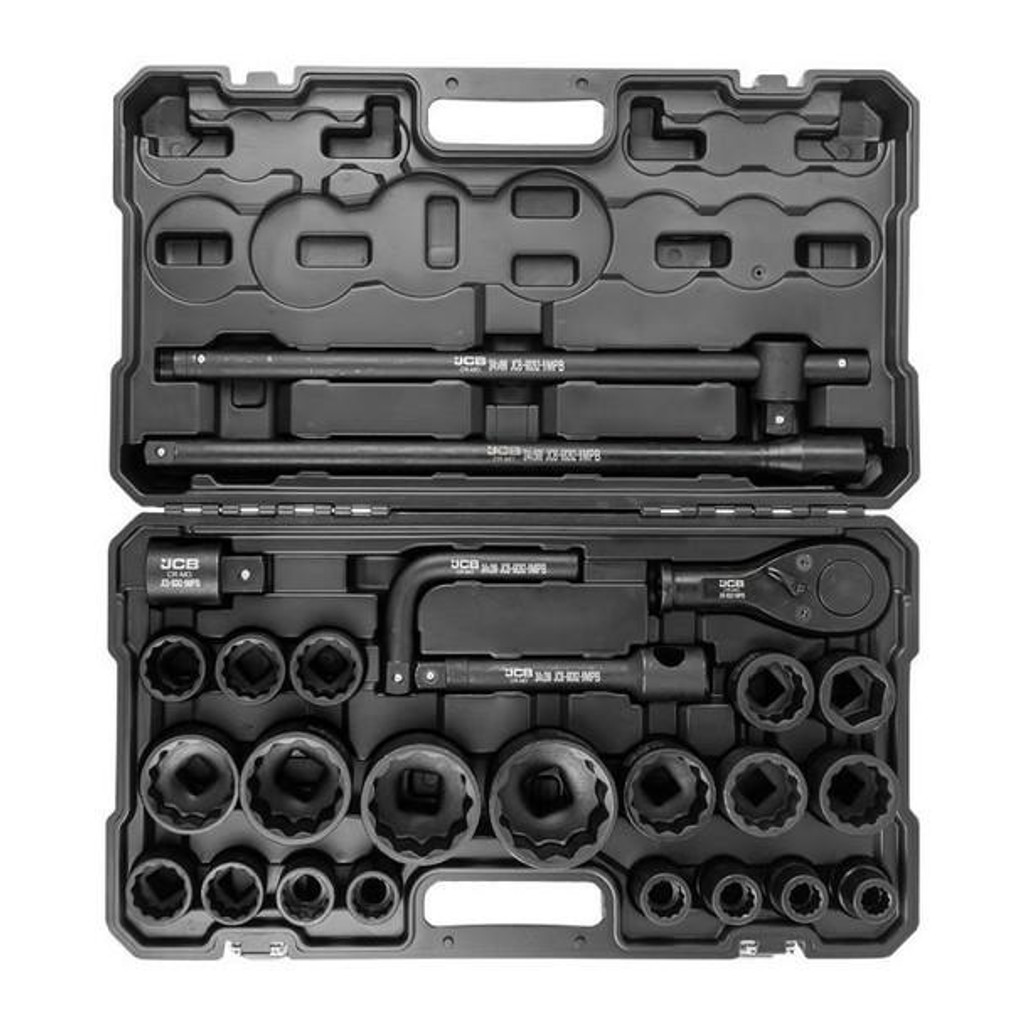 The JCB Impact Socket Set with 3/4'' Drive