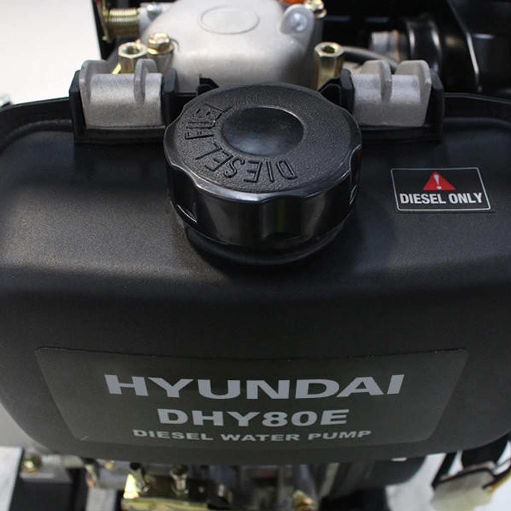 Hyundai DHY80E 80mm 3&quot; Electric Start Diesel Water Pump