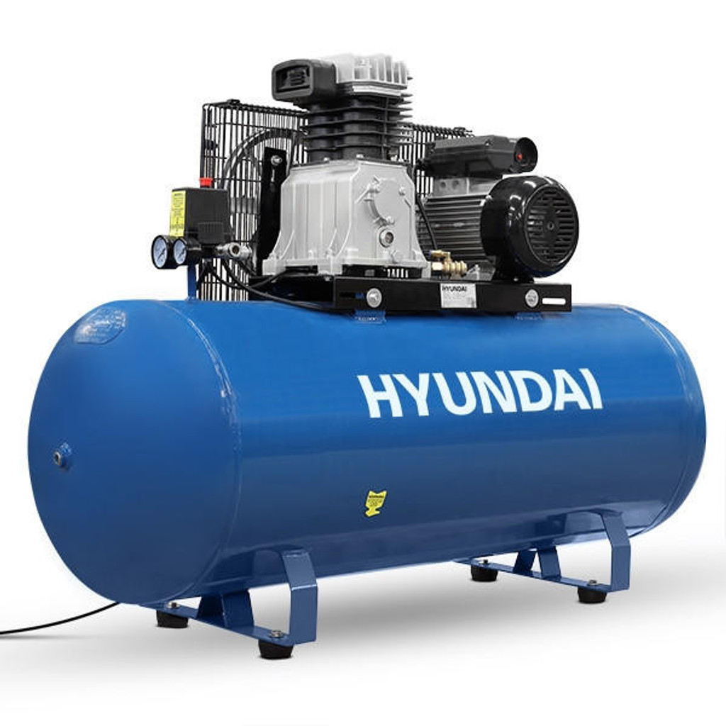 Hyundai 200 Litre Air Compressor, 14CFM/145psi, Electric 3hp | HY3200S