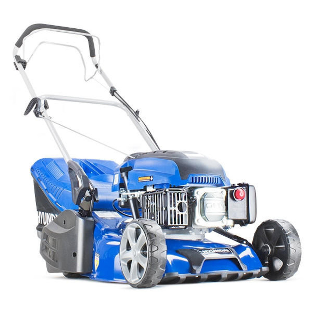 Hyundai 17"/43cm 139cc Self-Propelled Petrol Roller Lawnmower | HYM430SPR