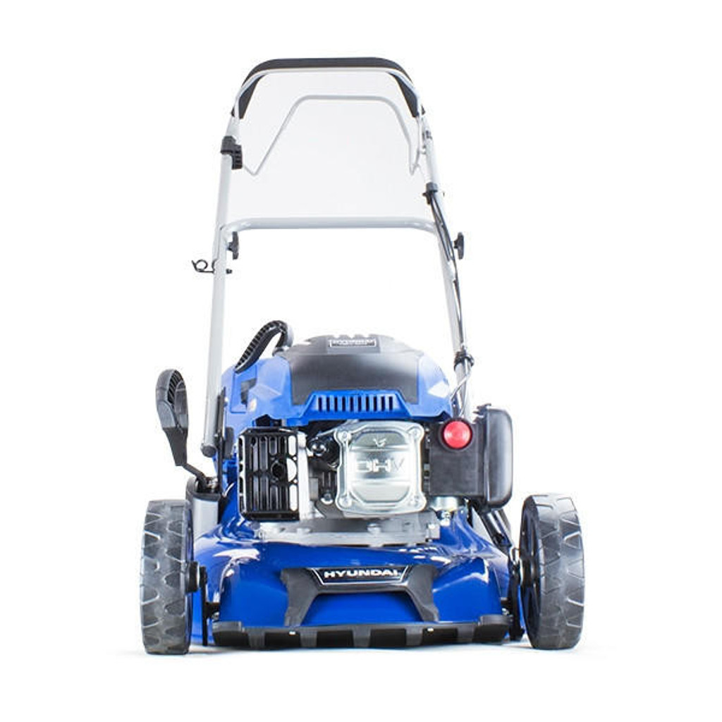 Hyundai 17"/43cm 139cc Self-Propelled Petrol Roller Lawnmower | HYM430SPR