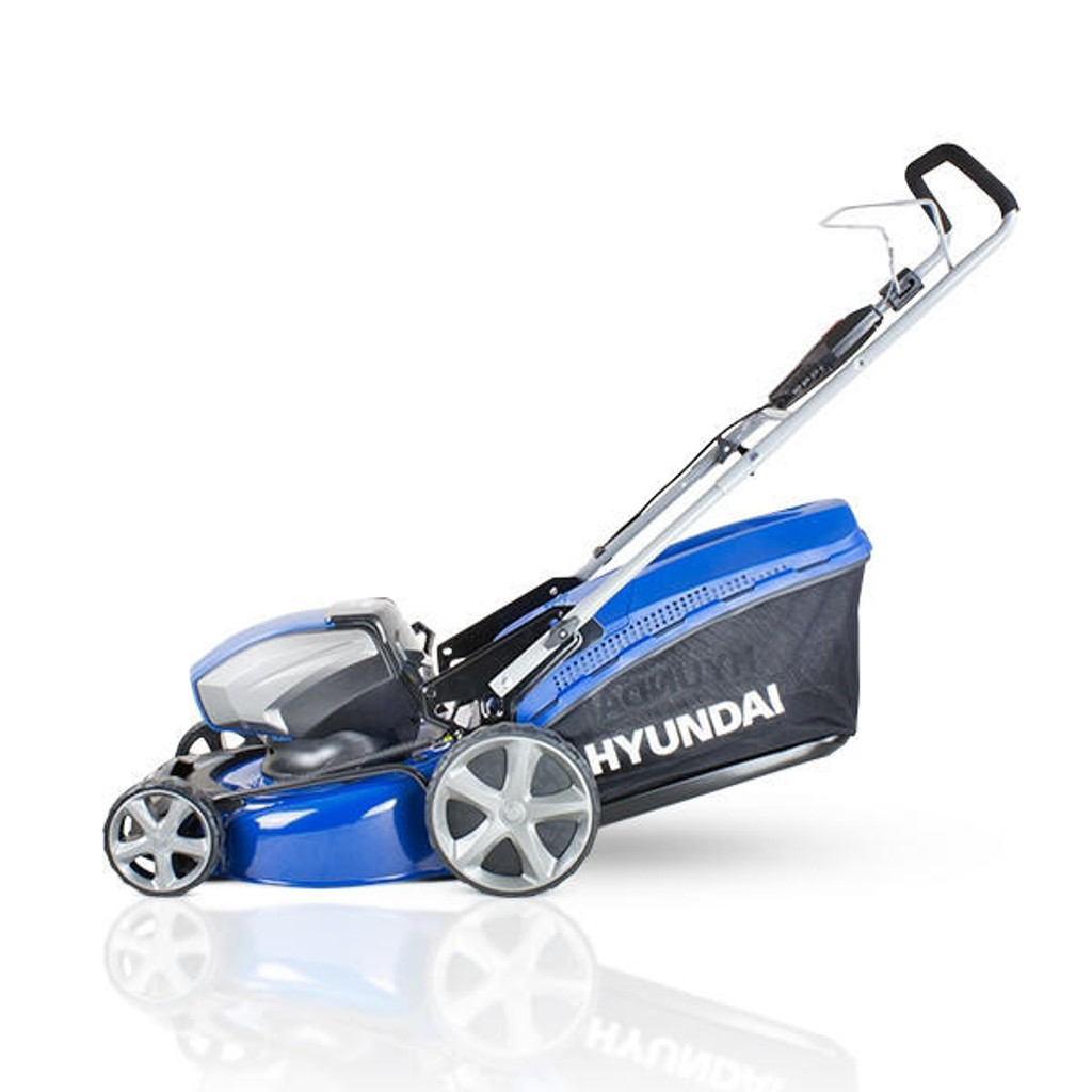 Hyundai 80V Lithium-Ion Cordless Battery Powered Lawn Mower 45cm Cutting Width With Battery and Charger | HYM80LI460P